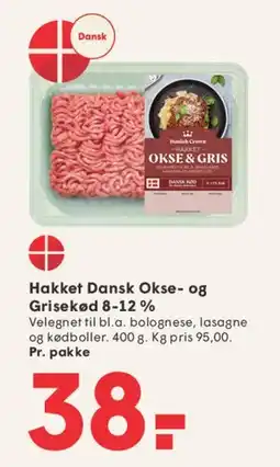 SPAR Hakket Dansk Okse- og Grisekød 8-12 % tilbud