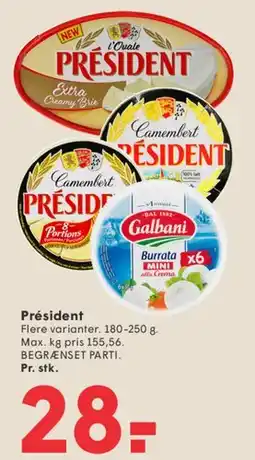 SPAR Président tilbud