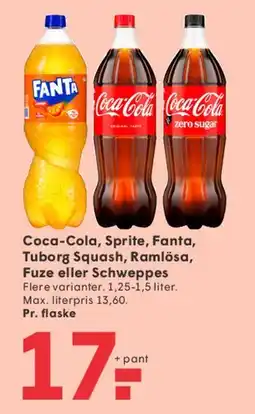 SPAR Coca-Cola, Sprite, Fanta m.fl. tilbud