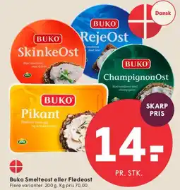 SPAR Buko Smelteost eller Flødeost tilbud