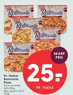 SPAR Dr. Oetker Ristorante Pizza tilbud