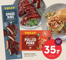 SPAR Tulip Slow Cooked Pulled Pork tilbud