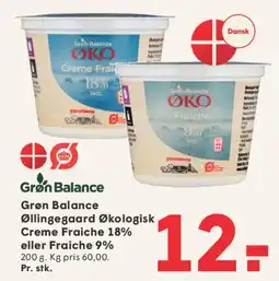 SPAR Grøn Balance Creme Fraiche / Fraiche tilbud