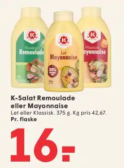 SPAR K-Salat Remoulade eller Mayonnaise tilbud