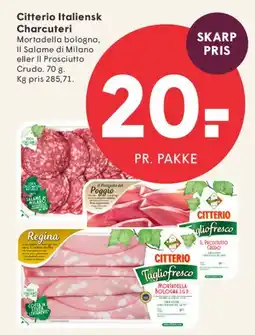 SPAR Citterio Italiensk Charcuteri tilbud