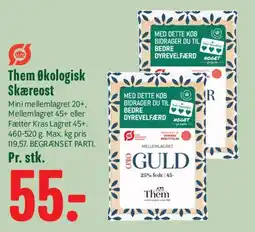Min Købmand Them Økologisk Skæreost tilbud