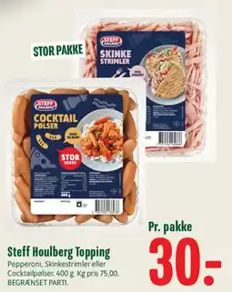 Min Købmand Steff Houlberg Topping tilbud