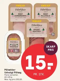 SPAR Udvalgt Pålæg (Pålækker) tilbud
