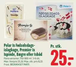 Min Købmand Polar Fødselsdags-islagkage / Premier Is (ispinde, bæger, isbåd) tilbud