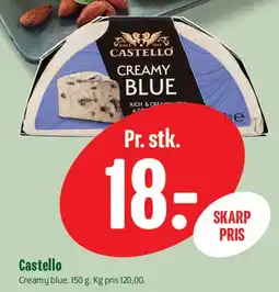 Min Købmand Castello Creamy Blue tilbud