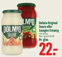 Min Købmand Dolmio Original Sauce eller Lasagne Creamy tilbud