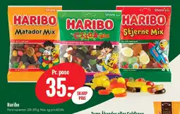 Min Købmand Haribo (forskellige mixes) tilbud