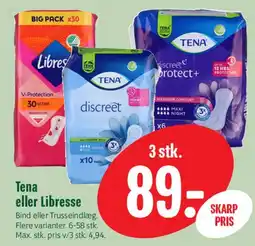 Min Købmand Tena eller Libresse tilbud
