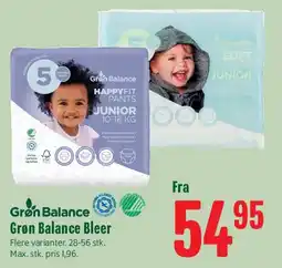 Min Købmand Grøn Balance Bleer tilbud