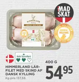 MENY Himmerland lårfilet med skind af dansk kylling tilbud