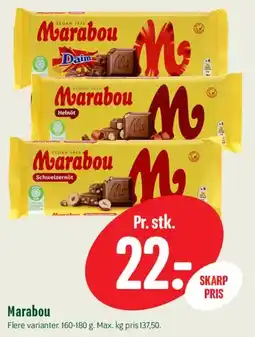 Min Købmand Marabou tilbud