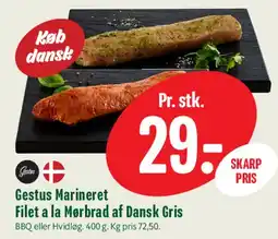 Min Købmand Gestus Marineret Filet a la Mørbrad af Dansk Gris tilbud