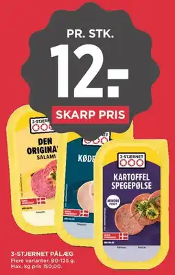 MENY 3-Stjernet Pålæg tilbud