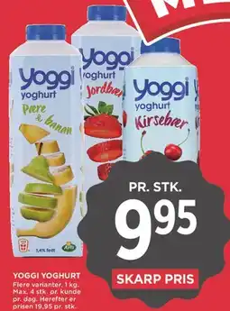 MENY Yoggi yoghurt tilbud
