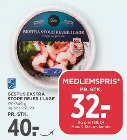 MENY Gestus Ekstra store rejer i lage tilbud