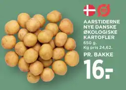 MENY Aarstiderne nye danske økologiske kartofler tilbud