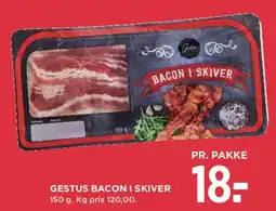 MENY Gestus Bacon i skiver tilbud