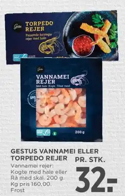 MENY Gestus Vannamei eller Torpedo rejer tilbud