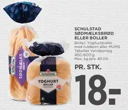 MENY Schulstad sødmælksbrød / boller tilbud