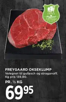 MENY FREYGAARD OKSEKLUMP tilbud