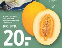 MENY Aarstiderne økologisk honningmelon tilbud
