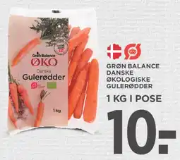 MENY Danske økologiske gulerødder tilbud