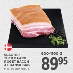 MENY Slagter Theilgaard røget bacon af dansk gris tilbud