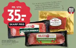 MENY Højer spegepølse eller røget mørbrad tilbud