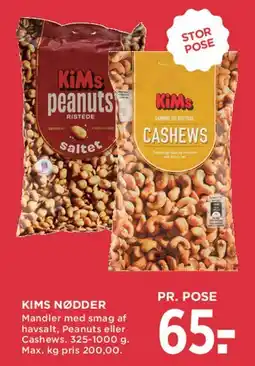 MENY Kims Nødder tilbud