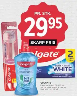 MENY Colgate mundpleje (tandpasta/tandbørste/mundskyl) tilbud