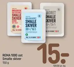 REMA 1000 Rema 1000 ost smalle skiver tilbud
