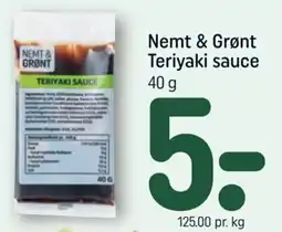 REMA 1000 Nemt & Grønt Teriyaki sauce tilbud