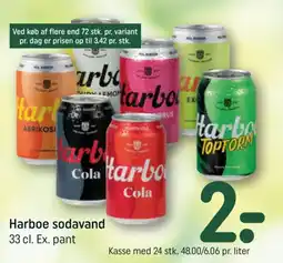 REMA 1000 Harboe sodavand tilbud