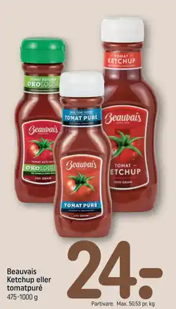 REMA 1000 Beauvais ketchup eller tomatpuré tilbud