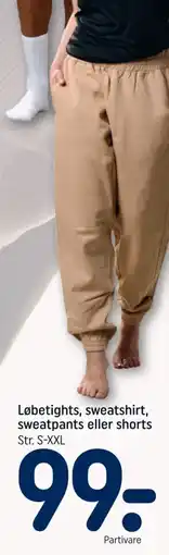 REMA 1000 Løbetights, sweatshirt, sweatpants eller shorts tilbud