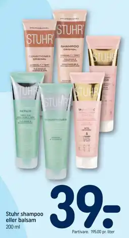 REMA 1000 Stuhr shampoo eller balsam tilbud