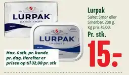 Min Købmand Lurpak tilbud