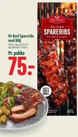 Min Købmand Mr Beef Spareribs med BBQ tilbud