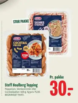 Min Købmand Steff Houlberg Topping tilbud