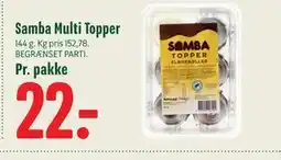 Min Købmand Samba Multi Topper tilbud