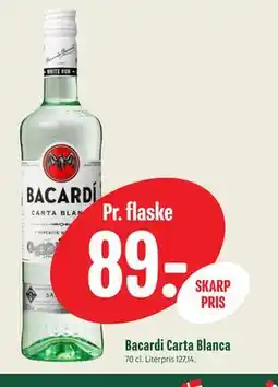 Min Købmand Bacardi Carta Blanca tilbud