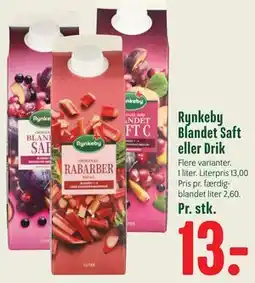 Min Købmand Rynkeby Blandet Saft eller Drik tilbud