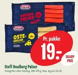 Min Købmand Steff Houlberg Pølser tilbud
