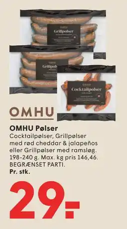 SPAR OMHU Pølser tilbud