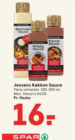 SPAR Jensens Køkken Sauce tilbud